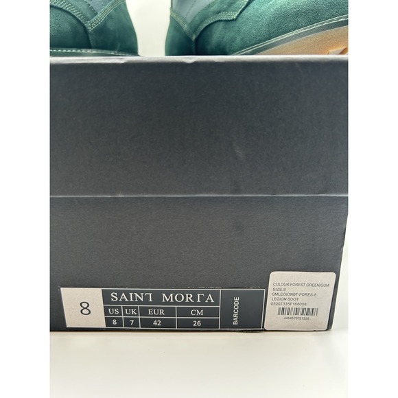Saint Morta Legion Boot,Men\'s,Suede Leather & Mesh,Lug Sole,LaceUp & Zip, 8 M main image 4
